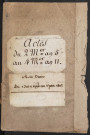Maison de justice dite Conciergerie à Amiens. Registre d'écrou : 2 messidor an VII-4 messidor an XI Feuillets 9-197