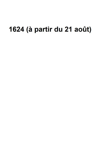 Etude de Me Martin Caron à Amiens (étude n°4). Minutes des années 1624-1625