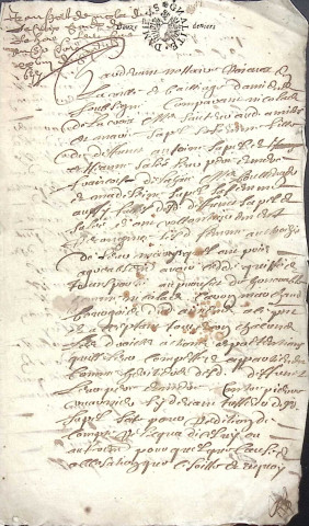 Etude de Me Augustin Perdu à Amiens (étude n°26). Minutes de l'année 1677