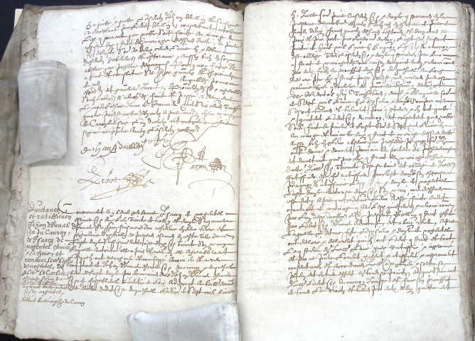 Etude de Me François Lecaron à Amiens (étude n°11). Minutes des années 1624-1625