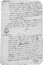 Correspondance de Babeuf adressée à son fils lors de son emprisonnement en 1797. Cette lettre fait partie d'un lot de correspondances de Babeuf de 1787 à 1842 (copies de pièces) paraissant réunies en vue d'une biographie du personnage