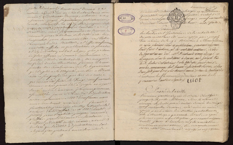 Doullens. Délibérations de l'échevinage