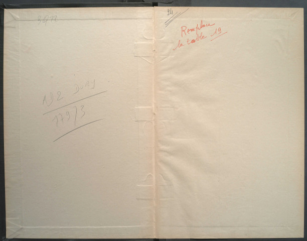 Table des successions et absences du bureau de Montdidier