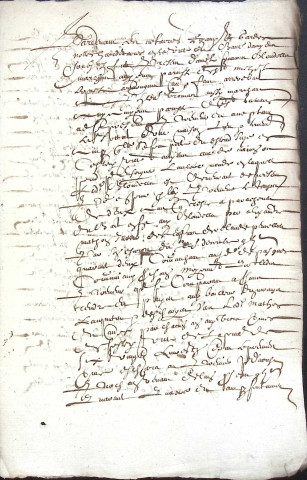 Etude de Me François De Saint-Fuscien à Amiens (étude n°18). Minutes de l'année 1644