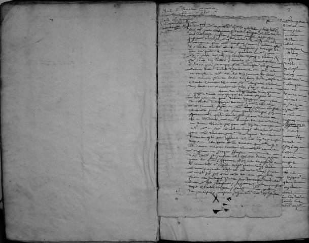 Etude de Me Nicolas Caron à Amiens (étude n°27). Minutes des années 1652-1654