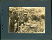 Dompierre (Somme). Tranchée allemande de première ligne conquise par l'armée française