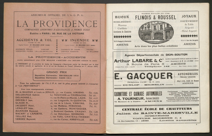 L'Automobile au Pays Picard. Revue mensuelle de l'Automobile-Club de Picardie et de l'Aisne, 254, novembre 1932