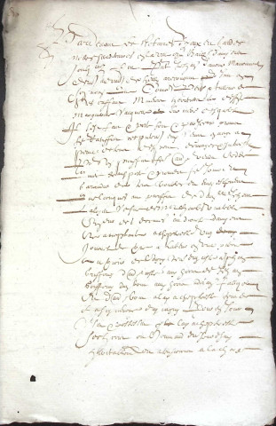 Etude de Me François De Saint-Fuscien à Amiens (étude n°18). Minutes de l'année 1645