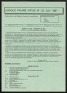 Longue Paume Infos (numéro 23), bulletin officiel de la Fédération Française de Longue Paume