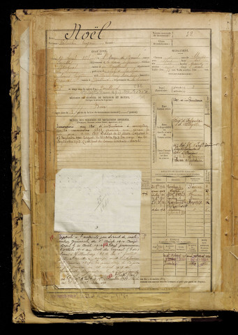 Noël, Valentin Eugène, né le 16 avril 1878 à Saint-Ouen (Somme), classe 1898, matricule n° 32, Bureau de recrutement d'Abbeville