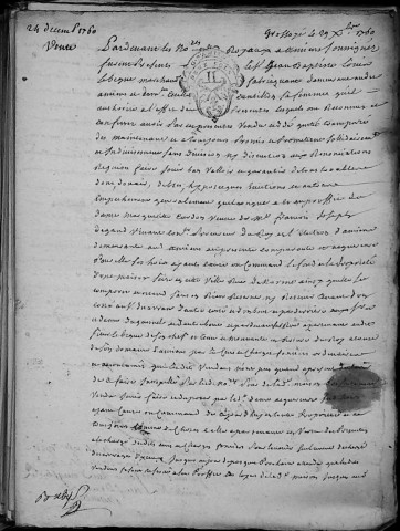 Etude de Me François Henin à Amiens (étude n°3). Minutes de l'année 1760