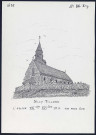 Silly-Tirard (Oise) : église, vue face sud - (Reproduction interdite sans autorisation - © Claude Piette)
