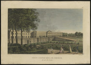 Vue du château Royal de Compiègne du côté du jardin