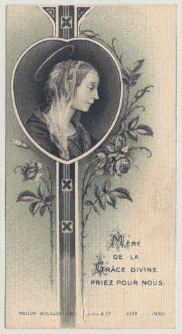 Mère de la Grâce Divine priez pour nous