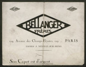 Publicités automobiles : Bellanger