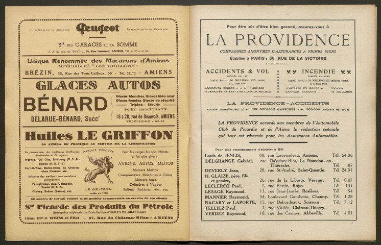 L'Automobile au Pays Picard. Revue mensuelle de l'Automobile-Club de Picardie et de l'Aisne, 333, juin 1939