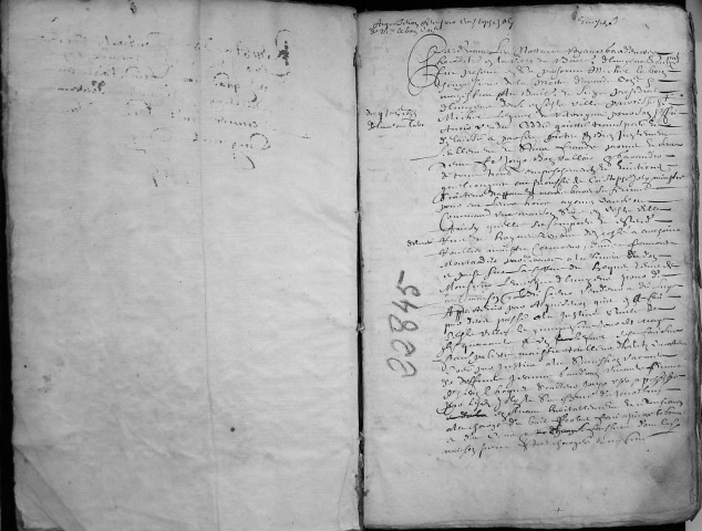 Etude de Me Jean Daiz à Amiens (étude n°22). Minutes de l'année 1655