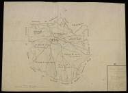 Plan du cadastre napoléonien - Caix : tableau d'assemblage
