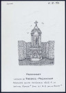 Mazancourt (commune de Fresnes-Mazancourt) : oratoire dédiée à la Sainte-Vierge - (Reproduction interdite sans autorisation - © Claude Piette)