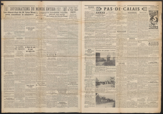 Le Progrès de la Somme, numéro 21311, 17 janvier 1938