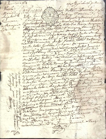 Etude de Me François Rémy Masson à Amiens (étude n°25). Minutes de l'année 1760