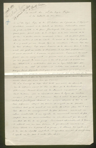 Témoignage de Borin, Léon (Colonel) et correspondance avec Jacques Péricard