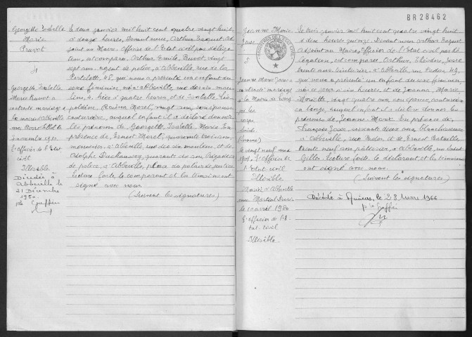 Abbeville : naissances