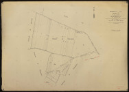 Plan du cadastre rénové - Bernaville : section ZB