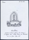 Feuillères : oratoire moderne dédié à la Vierge à l'enfant - (Reproduction interdite sans autorisation - © Claude Piette)