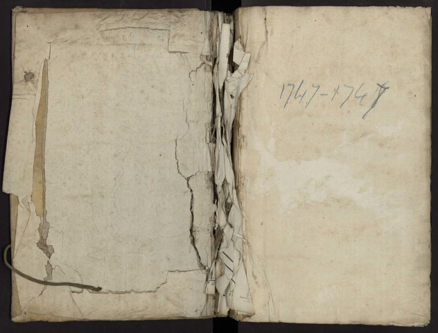 Contrôle des actes du bureau d'Andainville pour la période du 17 février 1747 au 30 mai 1748