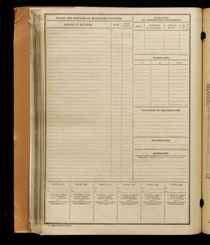 Bonnelle, Ernest Auguste, né le 18 octobre 1893 à Échelle-Saint-Aurin (L') (Somme), classe 1913, matricule n° 1139, Bureau de recrutement de Péronne