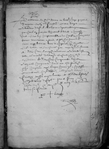 Etude de Me Noël Pezé à Amiens (étude n°13). Minutes des années 1617-1645
