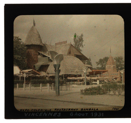 Vincennes. Exposition coloniale internationale : restaurant Bambala