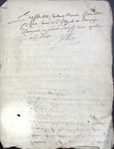 Etude de Me Philippe Caron à Amiens (étude n°1). Minutes de l'année 1692