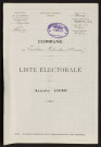 Liste électorale : Hornoy-le-Bourg (Lincheux-Hallivillers), 1ère Section (Lincheux)