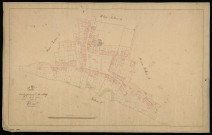 Plan du cadastre napoléonien - Curlu : Village (Le), développement d'une partie de B