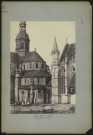 Saint-Germer-de-Fly. Vue extérieure de l'abside de l'église et d'une partie de la chapelle de la Vierge de l'abbaye