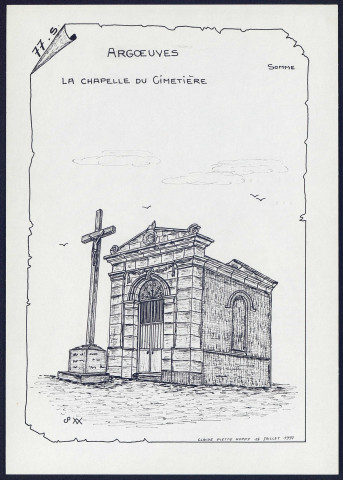 Argoeuves : la chapelle du cimetière - (Reproduction interdite sans autorisation - © Claude Piette)