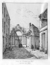 Porte de l'Evêché en 1825 démolie en 1854