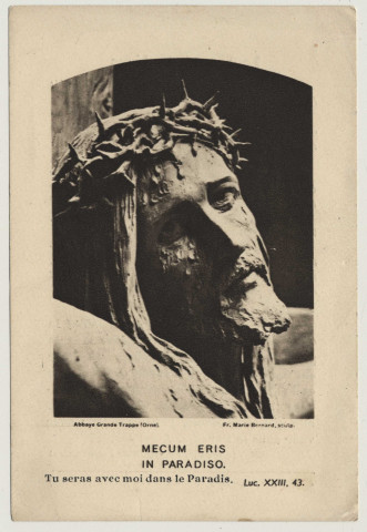 Tu seras avec moi dans le paradis. Le Christ couronné d'épines
