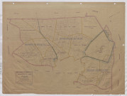 Plan du cadastre rénové - Molliens-au-Bois : section B