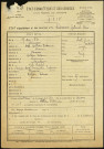 Lesueur, Gabriel René, né le 07 mai 1890 à Airaines (Somme), classe 1910, matricule n° 1108, Bureau de recrutement d'Amiens