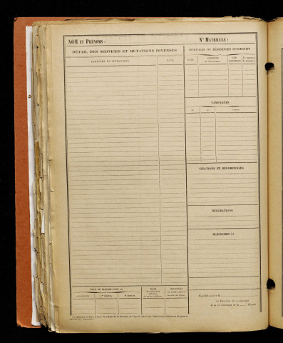Inconnu, classe 1917, matricule n° 120, Bureau de recrutement d'Amiens