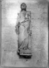 Chapelle Saint-Julien du Tréport : statue de sainte Barbe