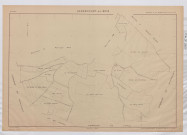 Plan du cadastre rénové - Hardecourt-au-Bois : section T