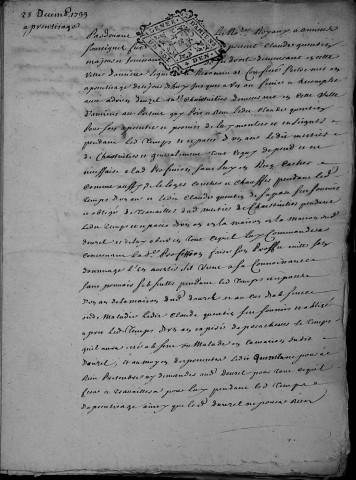 Etude de Me François Henin à Amiens (étude n°3). Minutes de l'année 1733