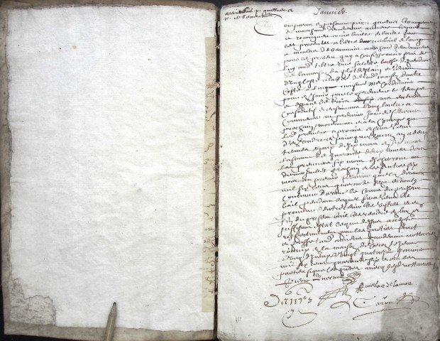 Etude de Me Martin Caron à Amiens (étude n°4). Minutes de l'année 1646