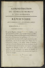 Répertoire des formalités hypothécaires, du 30/03/1822 au 18/06/1822, volume 158 (Conservation des hypothèques d'Amiens)