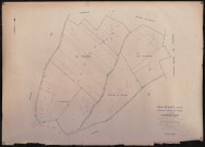 Plan du cadastre rénové - Beauquesne : section ZB
