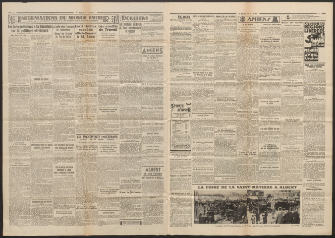 Le Progrès de la Somme, numéro 21346, 26 février 1938
